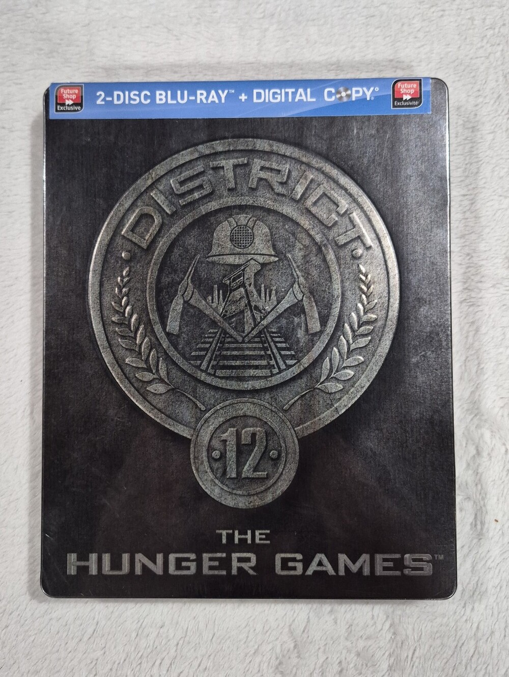 The Hunger Games District 12 Steelbook 2 Disc Blu-ray NEW & SEALED Exclusive